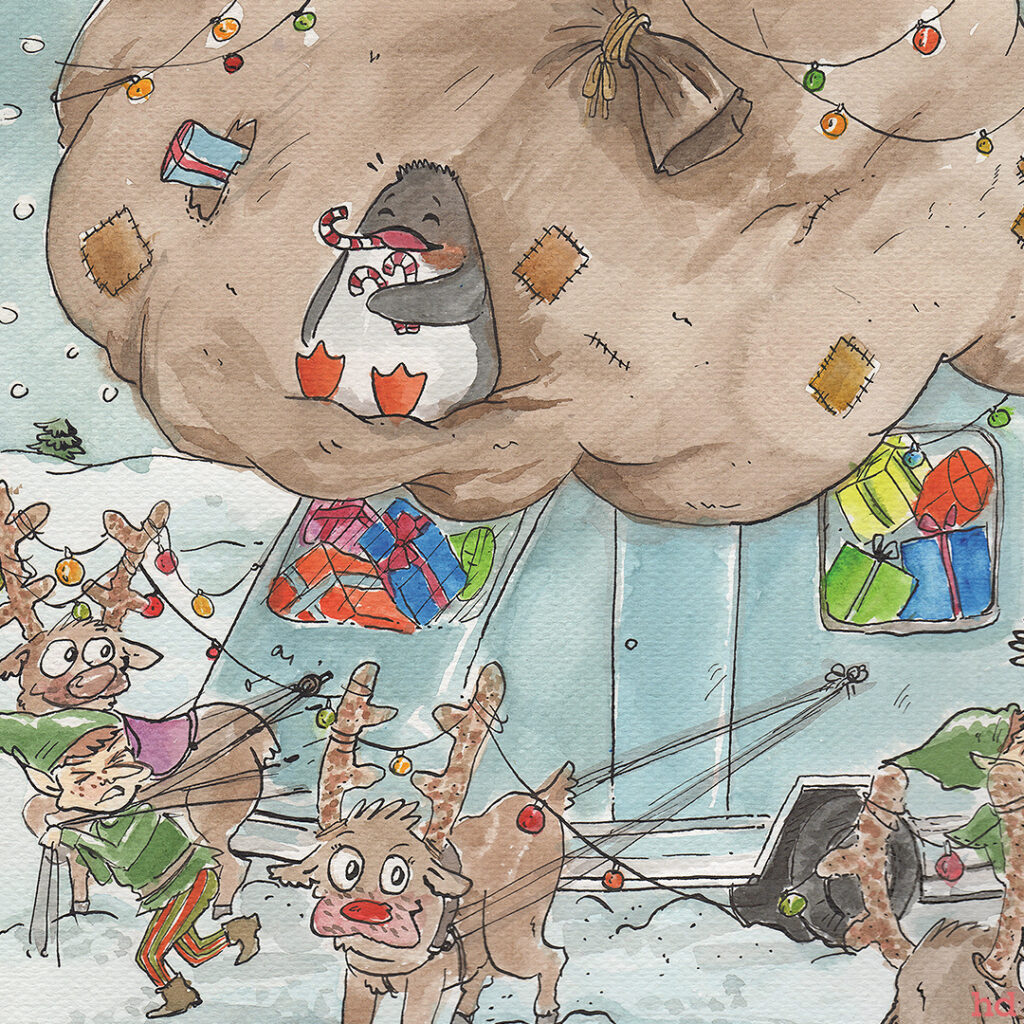 children's Christmas illustrator